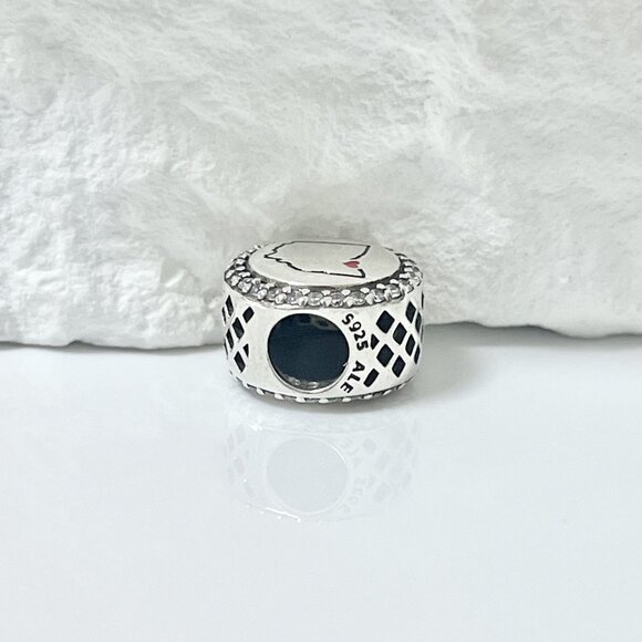 Pandora Love Cleveland Ohio Map Bead Charm S925 Silver Charm - Picture 3 of 3
